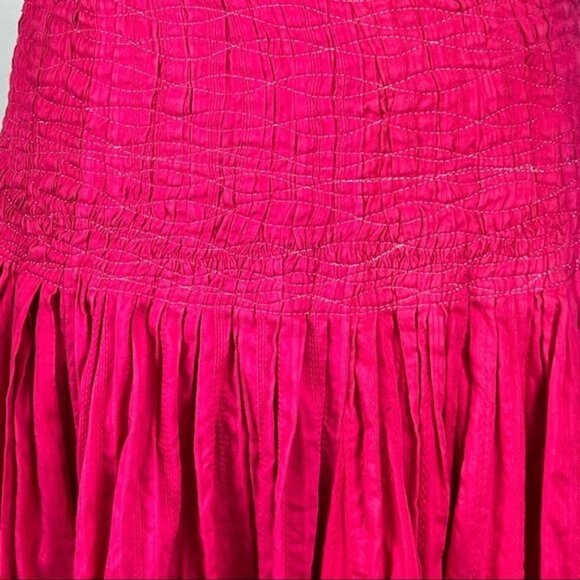 Diane Von Furstenberg DVF Womens Sheryl Strapless Midi Dress Magenta Pink size 6 - Picture 7 of 13